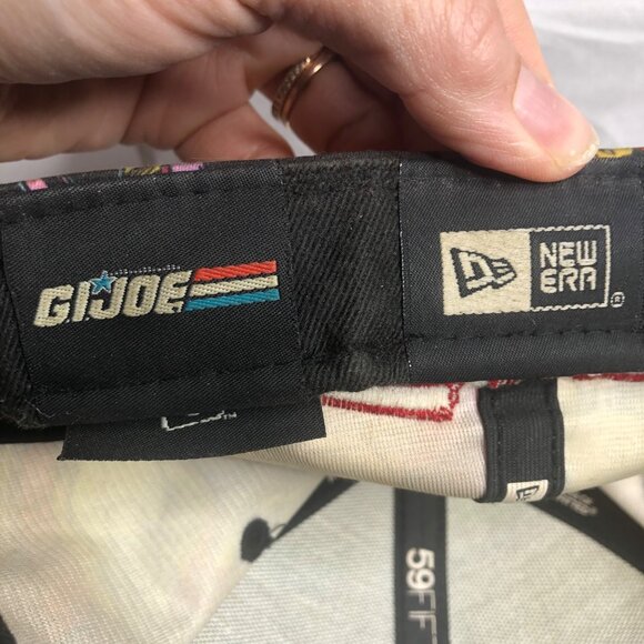 New Era 59fifty‎ G.I. Joe Snake Eyes Cobra Commander Cap Hat Size 7.5 59.6 cm - Picture 11 of 16